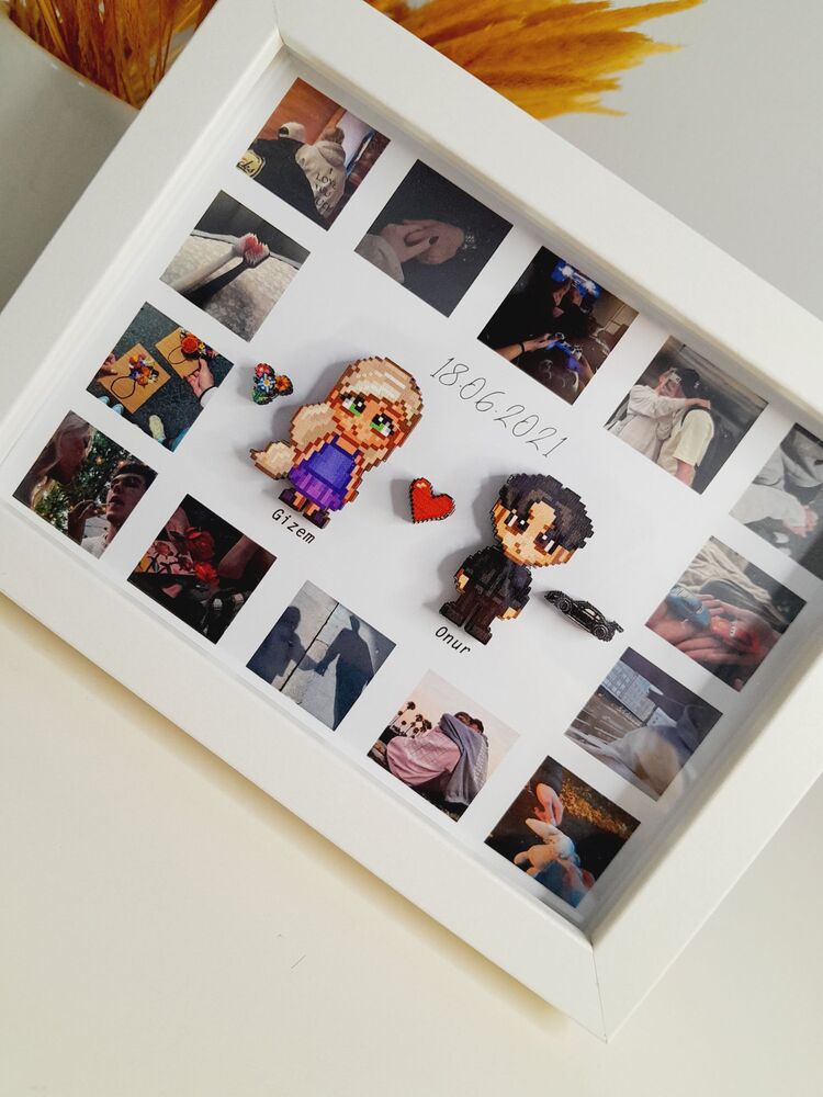 Kişiye Özel Fotoğraflı Mini Figür Tablo