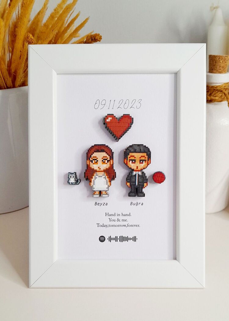 3 Boyutlu Mini Figür Tablo
