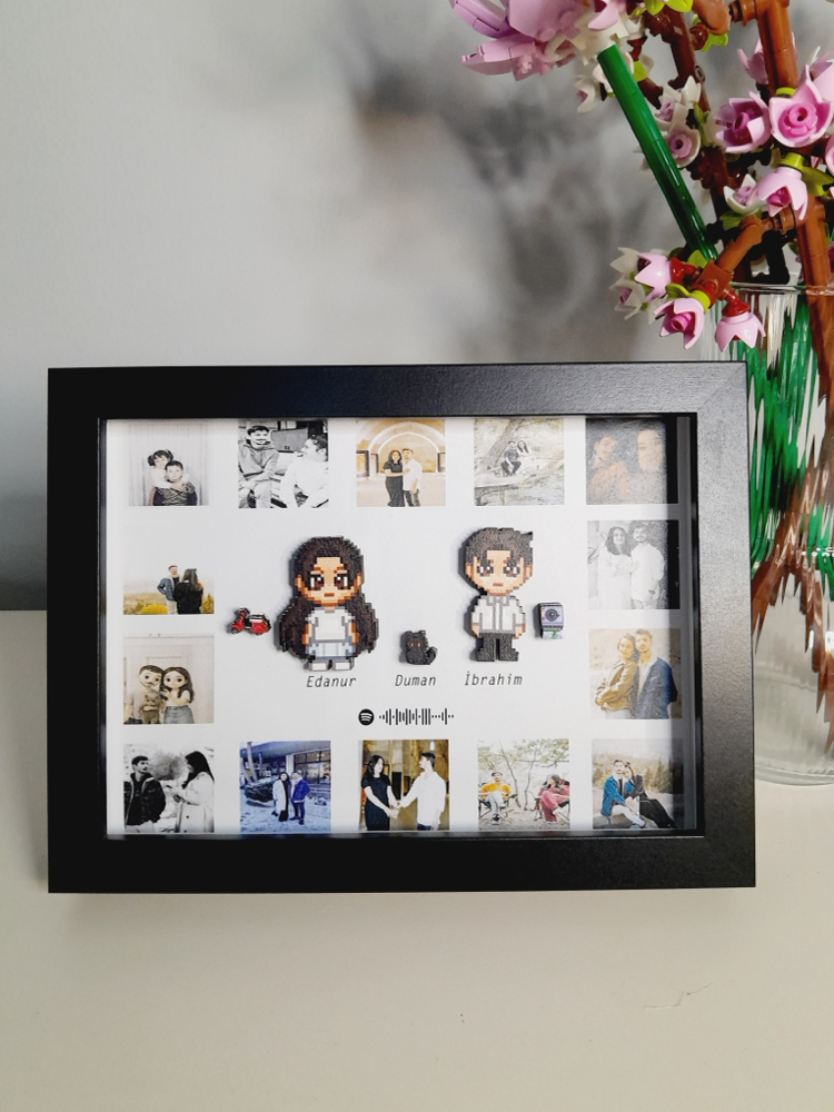 Kişiye Özel Fotoğraflı Mini Figür Tablo