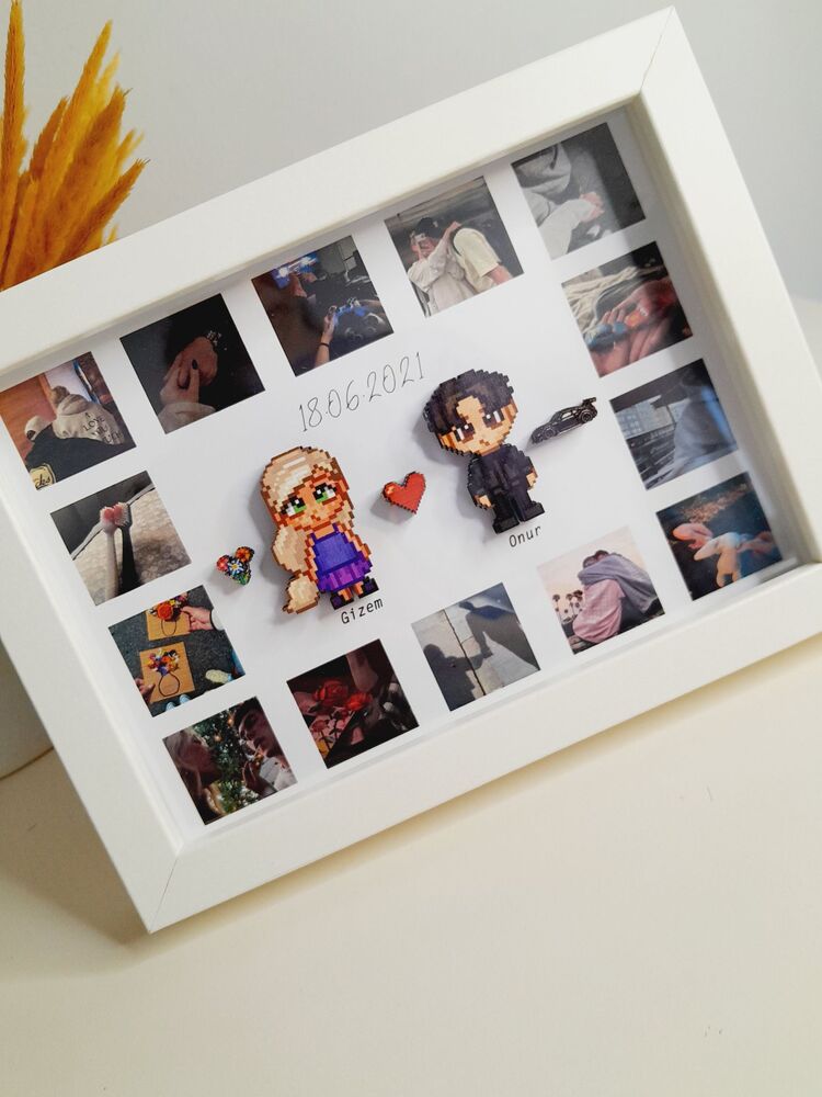 Kişiye Özel Fotoğraflı Mini Figür Tablo