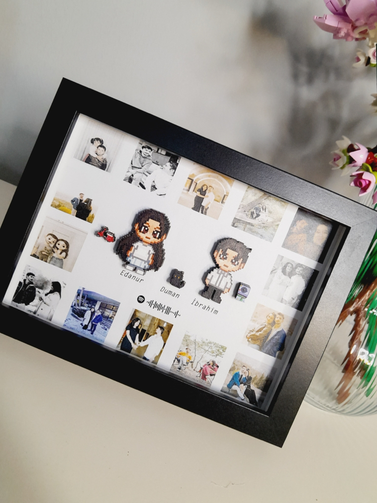 Kişiye Özel Fotoğraflı Mini Figür Tablo