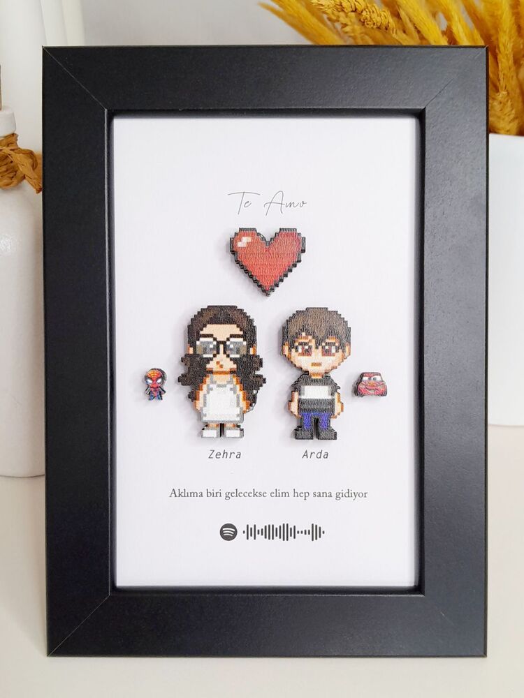 3 Boyutlu Mini Figür Tablo