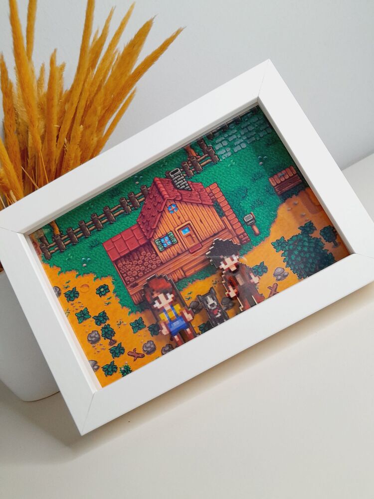 Stardew Valley Temalı Mini Figür Tablo