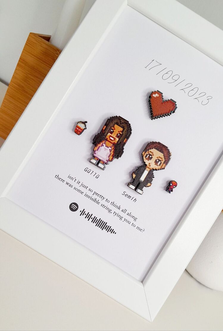 3 Boyutlu Mini Figür Tablo
