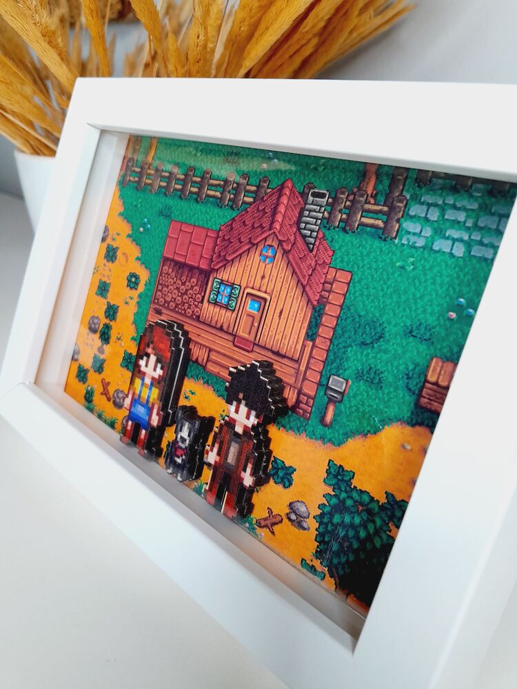 Stardew Valley Temalı Mini Figür Tablo