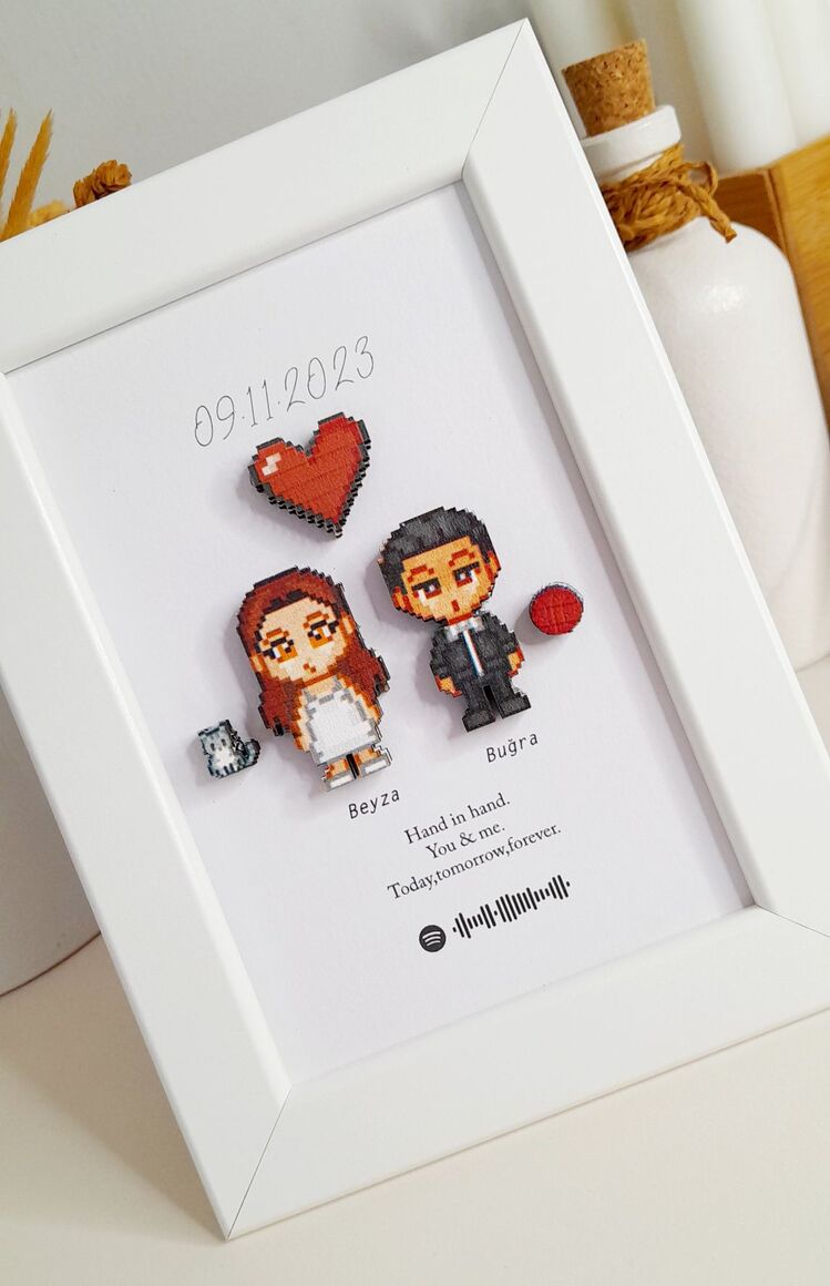 3 Boyutlu Mini Figür Tablo