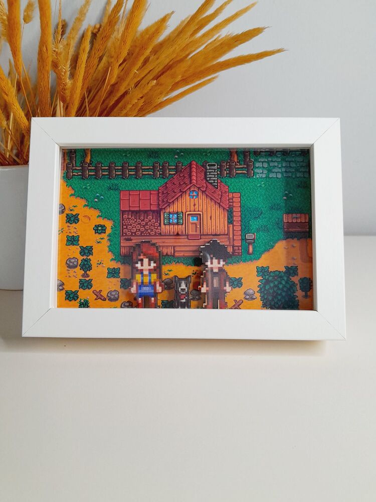 Stardew Valley Temalı Mini Figür Tablo