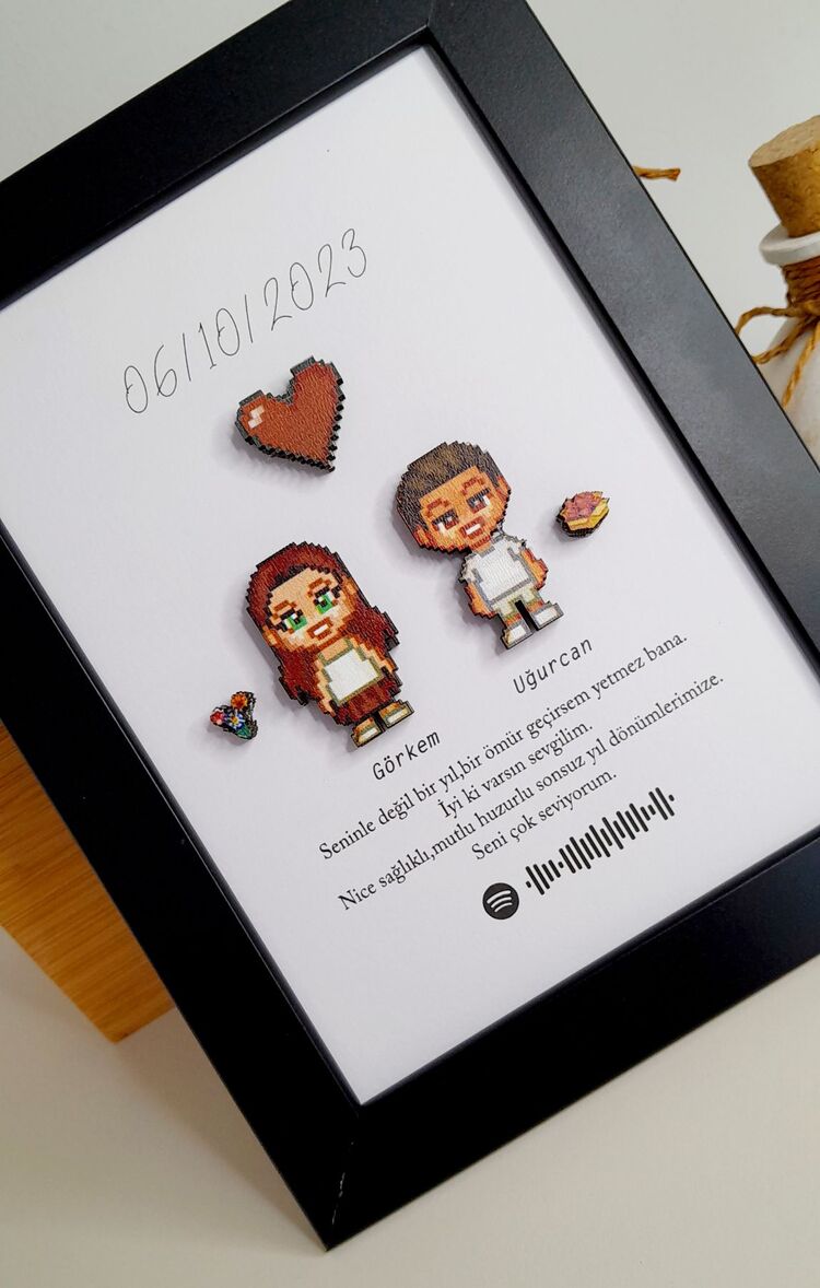 3 Boyutlu Mini Figür Tablo