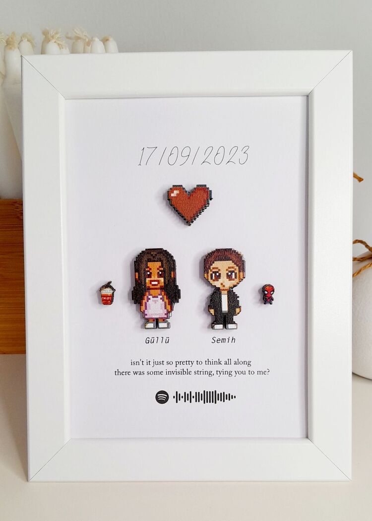 3 Boyutlu Mini Figür Tablo