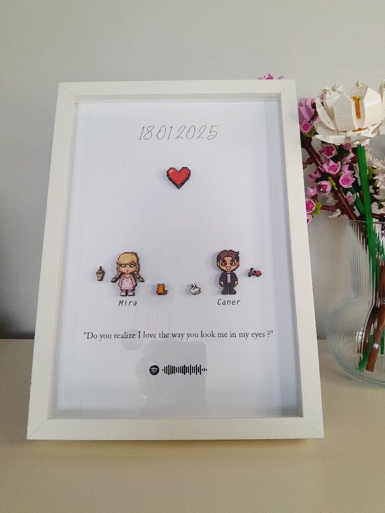 3 Boyutlu Mini Figür Tablo