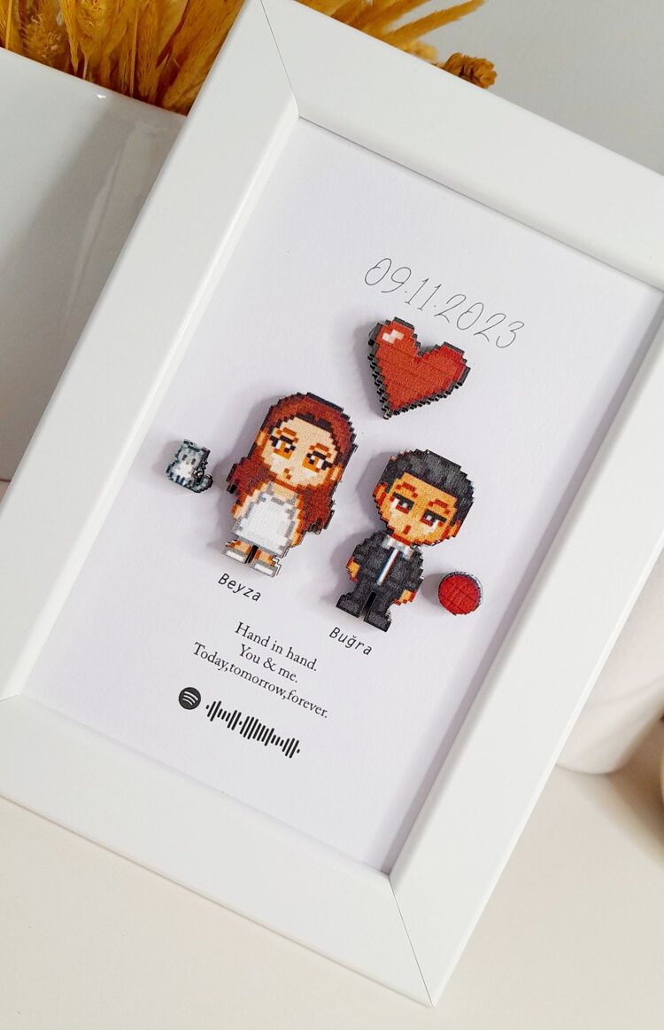 3 Boyutlu Mini Figür Tablo