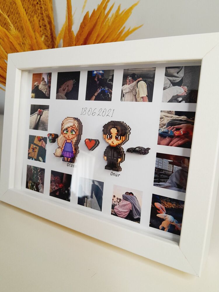 Kişiye Özel Fotoğraflı Mini Figür Tablo