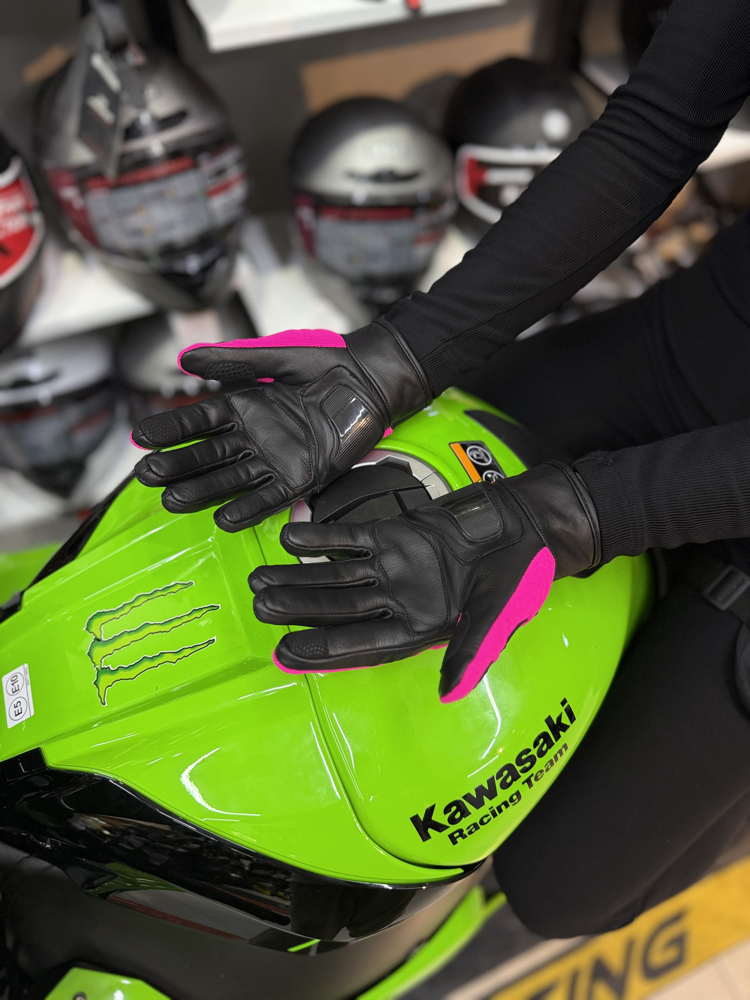 Alpinestars Kumaş Eldiveni Full Pembe