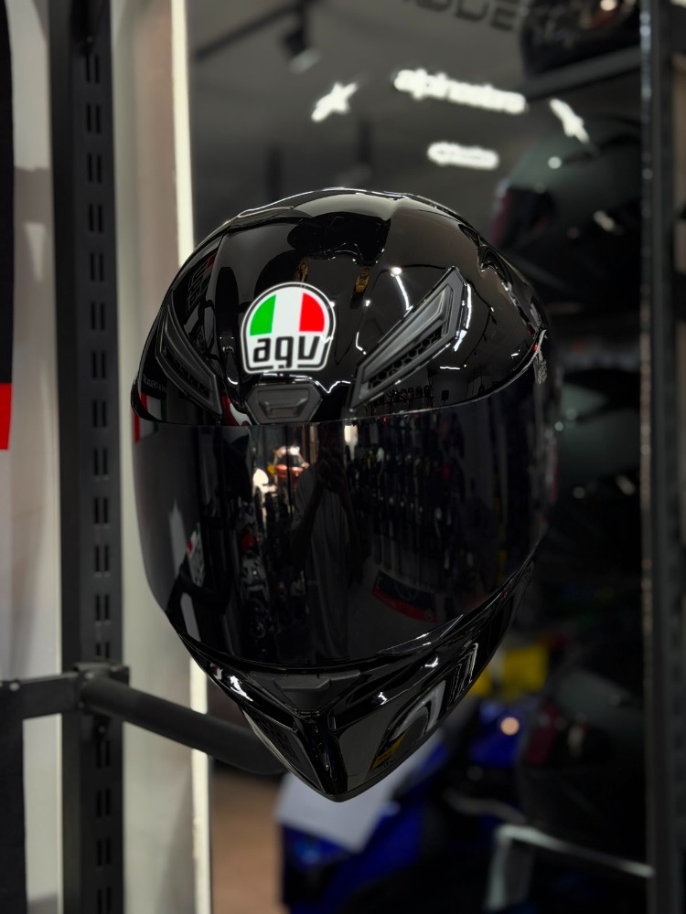 Agv K1 S Mono Black Kapalı Kask SİYAH VİZÖR
