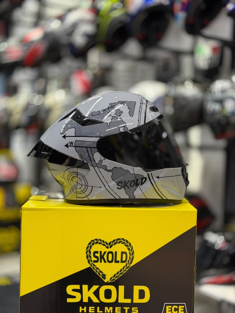 Skold Full Gri Kask