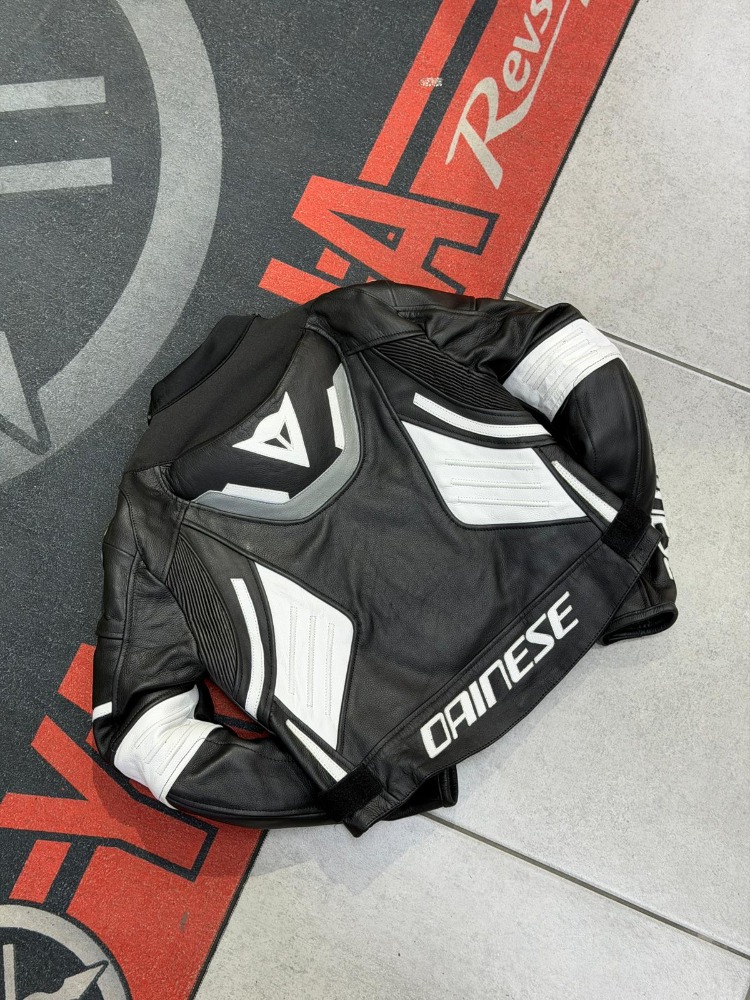 Dainese Kadın Deri Ceketi SİYAH-BEYAZ