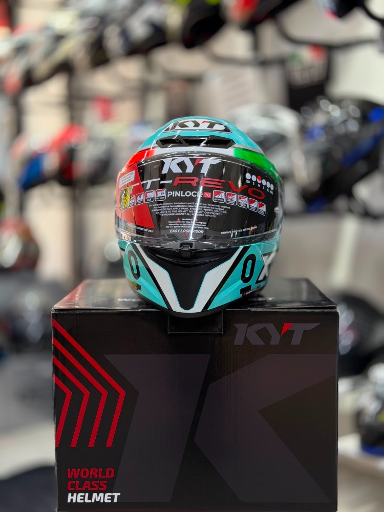 KYT TT-REVO KASK LEOPARD EDITION TRICOLORE