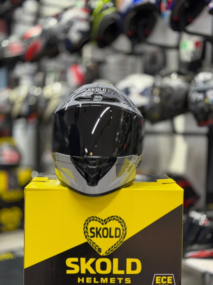 Skold Full Gri Kask