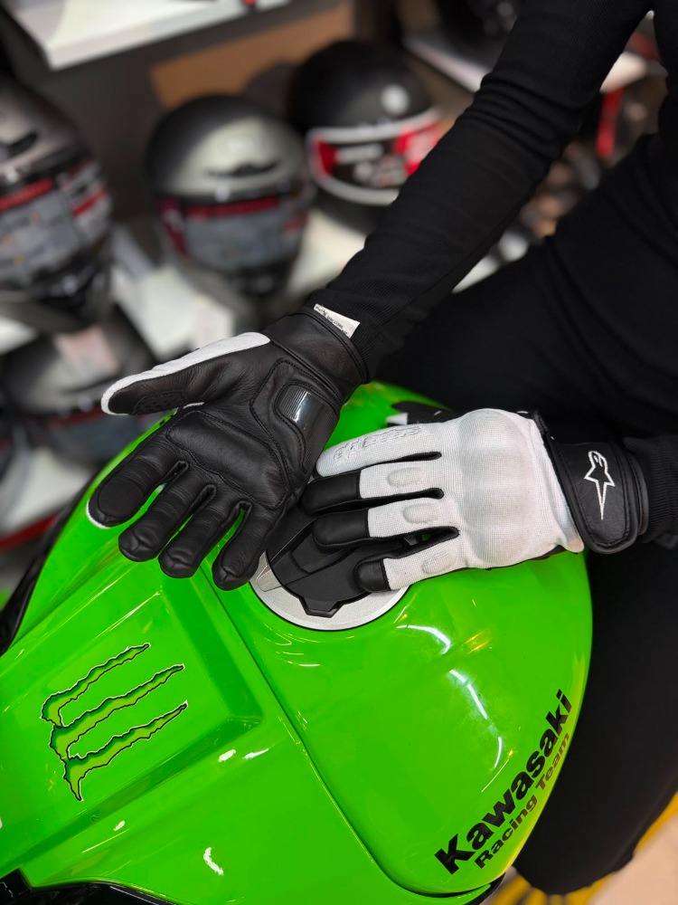 Alpinestars Kumaş Eldiveni Full Beyaz
