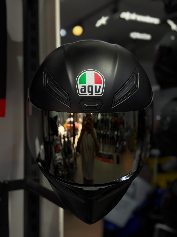 Agv K1S Mono Matt Black (Aynalı Vizör)
