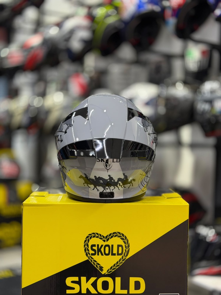 Skold Full Gri Kask