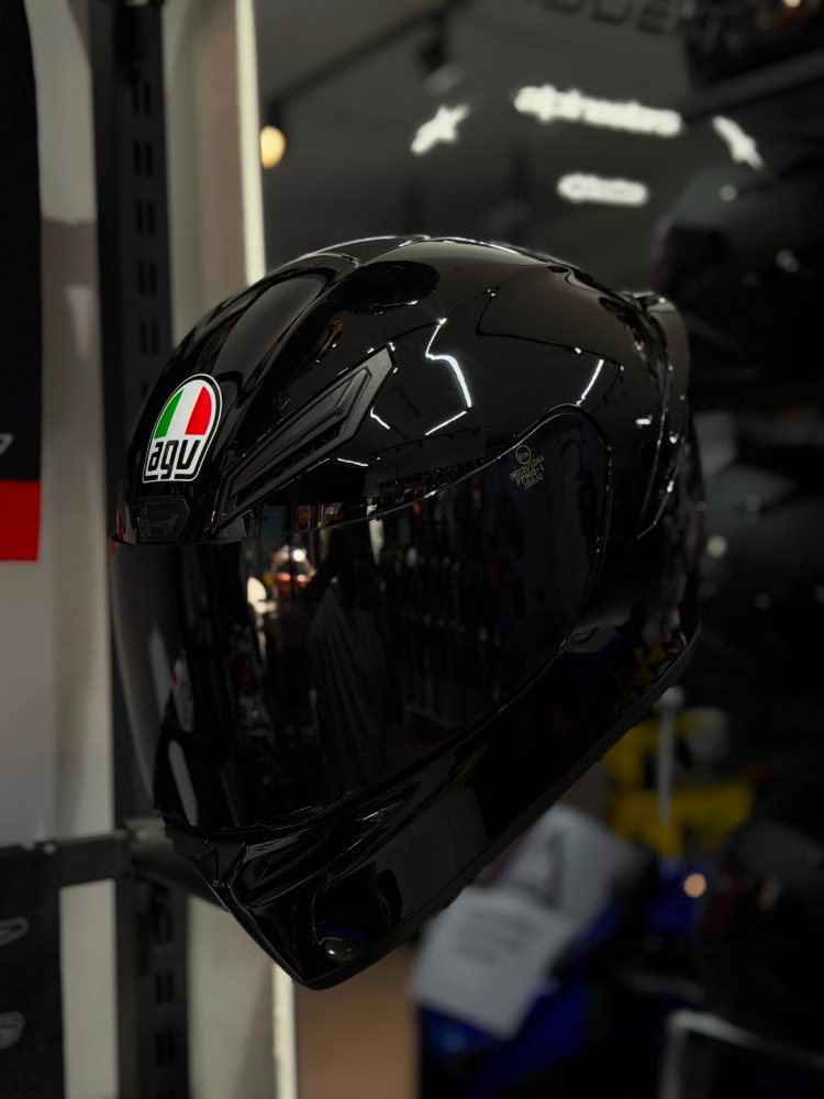 Agv K1 S Mono Black Kapalı Kask SİYAH VİZÖR