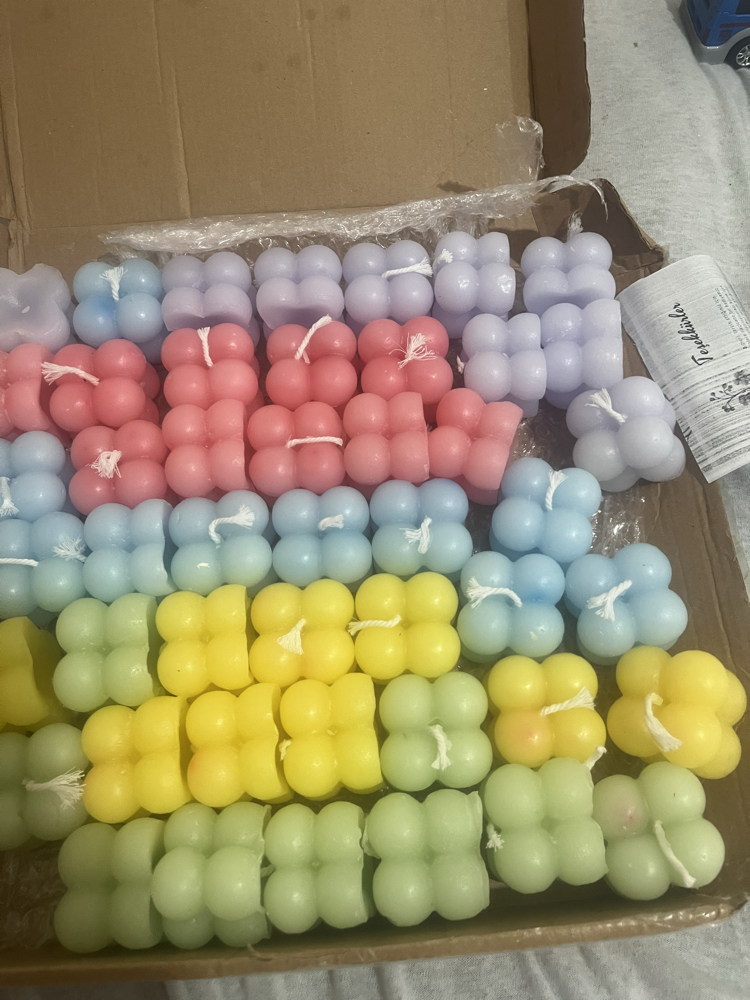 Küçük bubble mum 