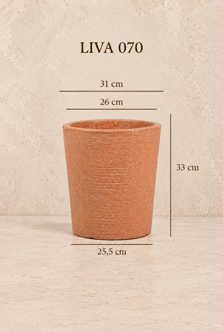 BOSTANN DEKORATİF SAKSI - LIVA 070 - 20 LİTRE