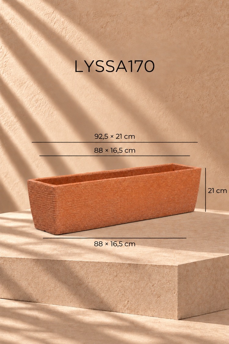 BOSTANN DEKORATİF SAKSI - LYSSA 170 - 27 LİTRE