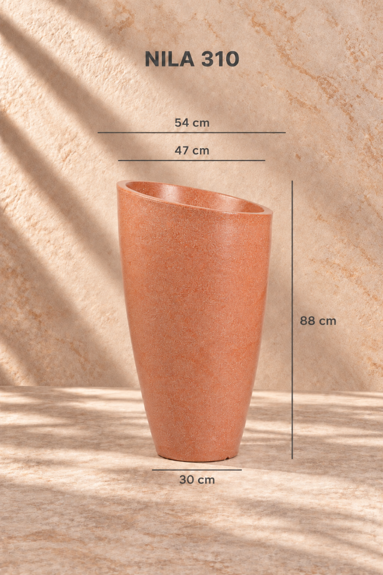 BOSTANN DEKORATİF SAKSI - NILA 310 - 77 LİTRE