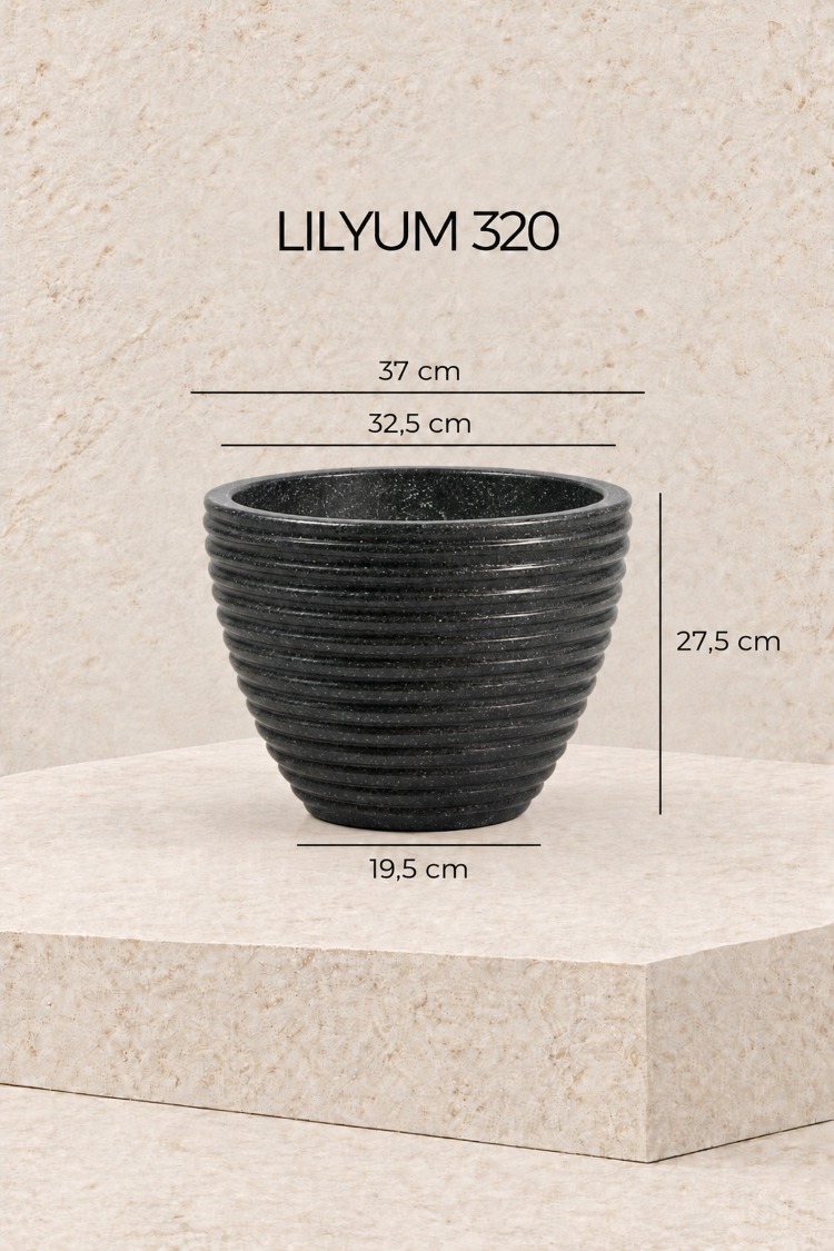 BOSTANN DEKORATİF SAKSI - LILYUM 320 - 13 LİTRE