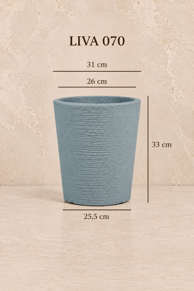 BOSTANN DEKORATİF SAKSI - LIVA 070 - 20 LİTRE