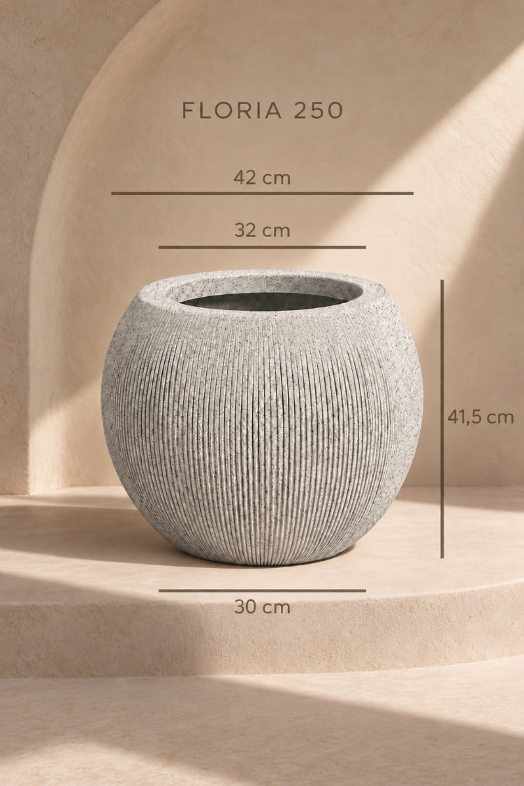 BOSTANN DEKORATİF SAKSI - FLORIA 250 - 66 LİTRE