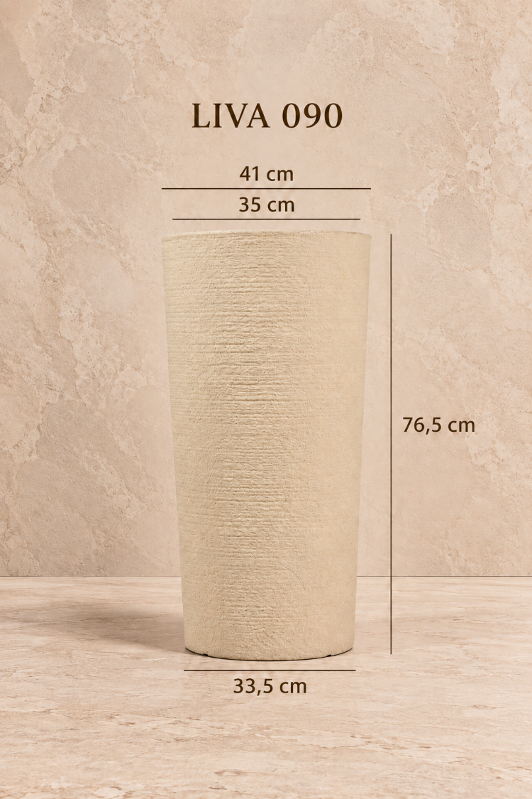 BOSTANN DEKORATİF SAKSI - LIVA 090 - 80 LİTRE