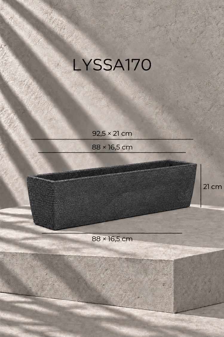 BOSTANN DEKORATİF SAKSI - LYSSA 170 - 27 LİTRE
