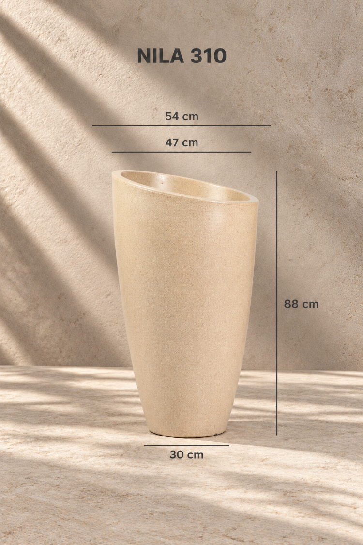 BOSTANN DEKORATİF SAKSI - NILA 310 - 77 LİTRE