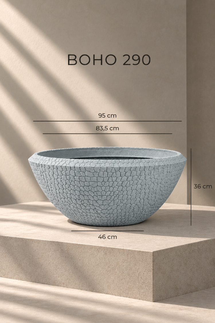 BOSTANN DEKORATİF SAKSI - BOHO 290 - 157 LİTRE