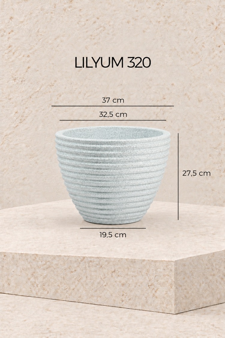 BOSTANN DEKORATİF SAKSI - LILYUM 320 - 13 LİTRE