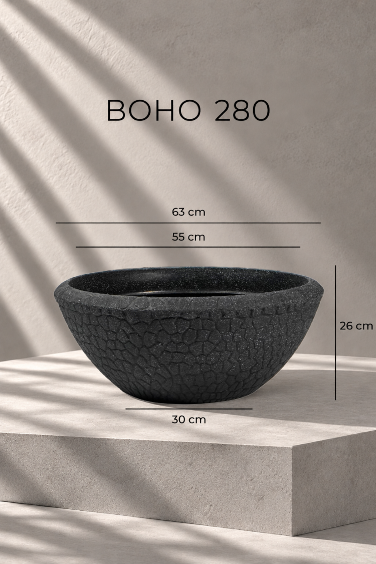 BOSTANN DEKORATİF SAKSI - BOHO 280 - 40 LİTRE