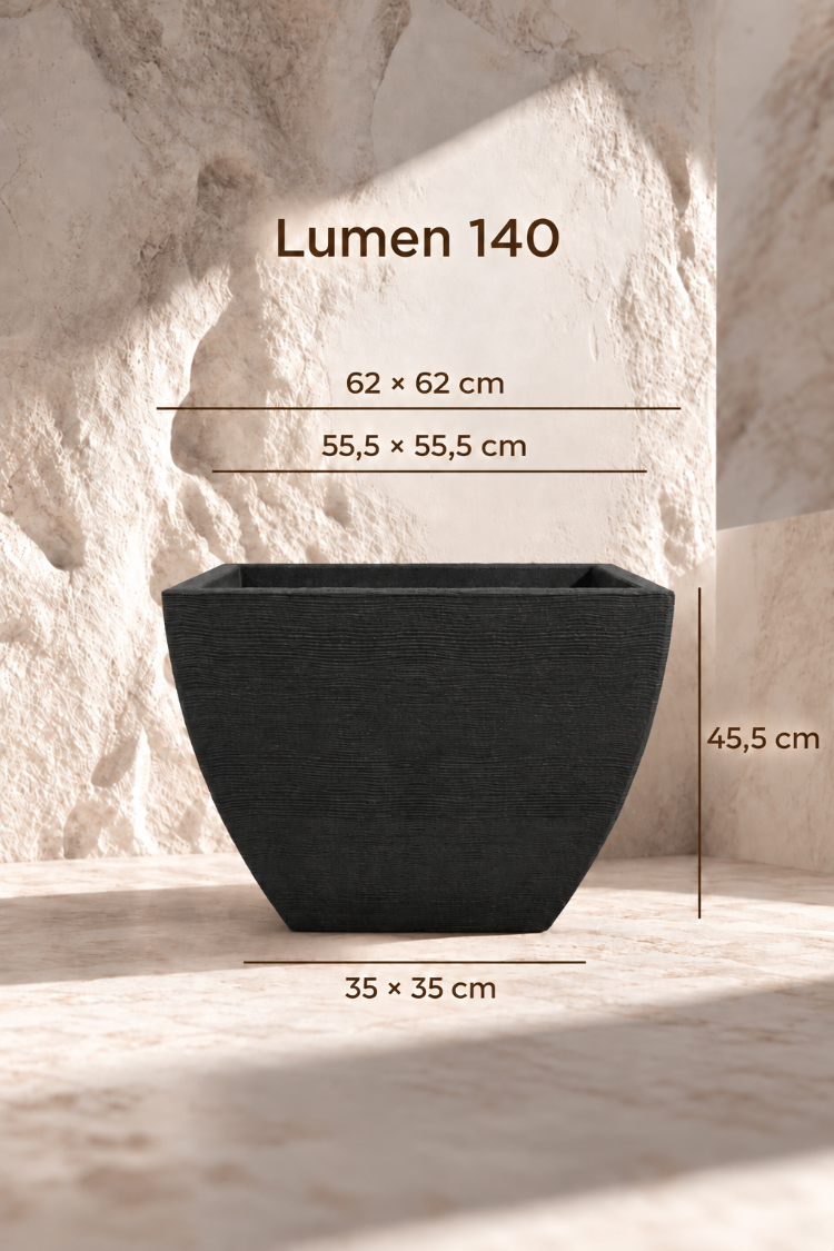 BOSTANN DEKORATİF SAKSI - LUMEN 140 - 125 LİTRE