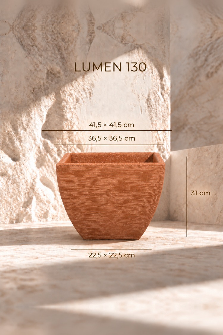 BOSTANN DEKORATİF SAKSI - LUMEN 130 - 35 LİTRE