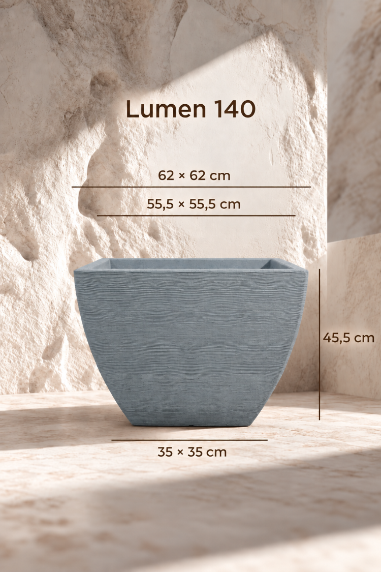BOSTANN DEKORATİF SAKSI - LUMEN 140 - 125 LİTRE