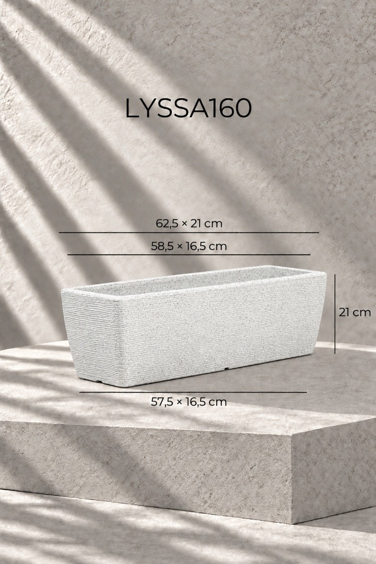 BOSTANN DEKORATİF SAKSI - LYSSA 160 - 18 LİTRE