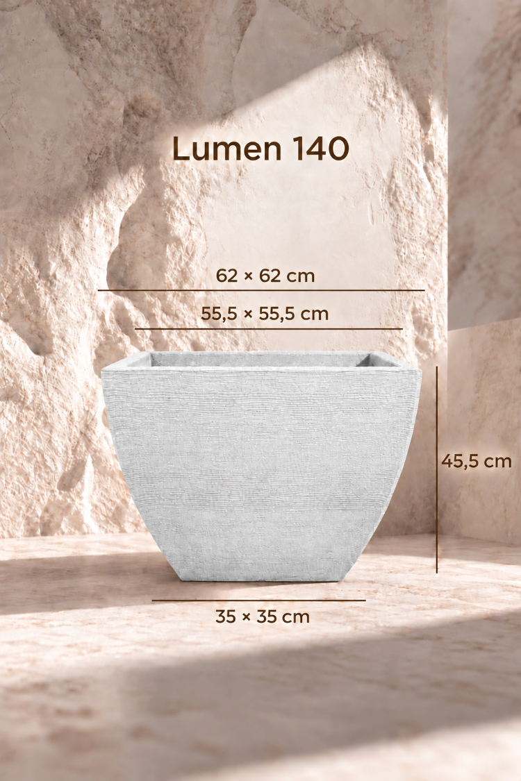 BOSTANN DEKORATİF SAKSI - LUMEN 140 - 125 LİTRE