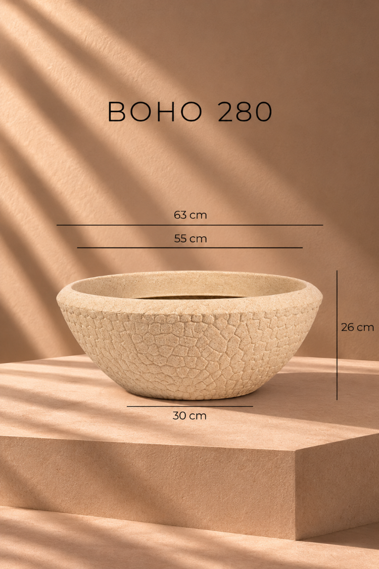 BOSTANN DEKORATİF SAKSI - BOHO 280 - 40 LİTRE