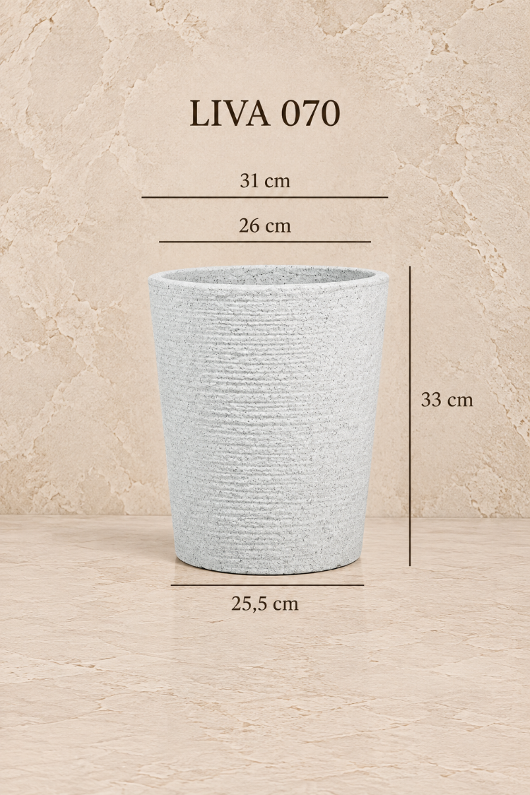 BOSTANN DEKORATİF SAKSI - LIVA 070 - 20 LİTRE