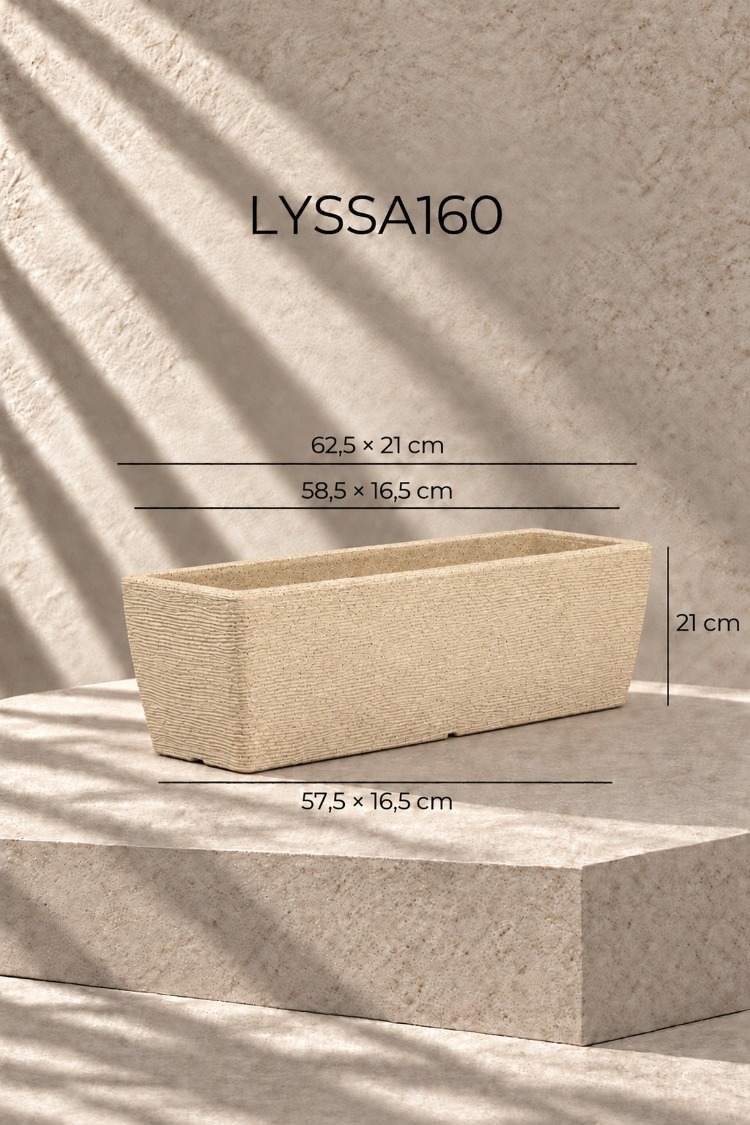 BOSTANN DEKORATİF SAKSI - LYSSA 160 - 18 LİTRE