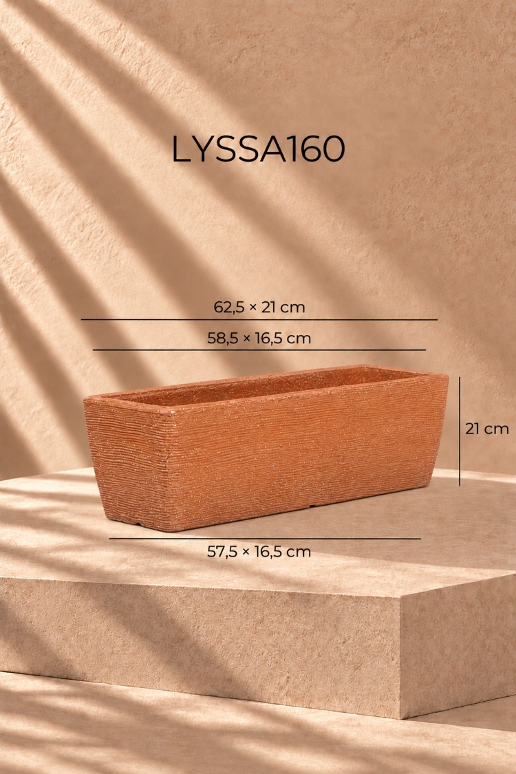 BOSTANN DEKORATİF SAKSI - LYSSA 160 - 18 LİTRE