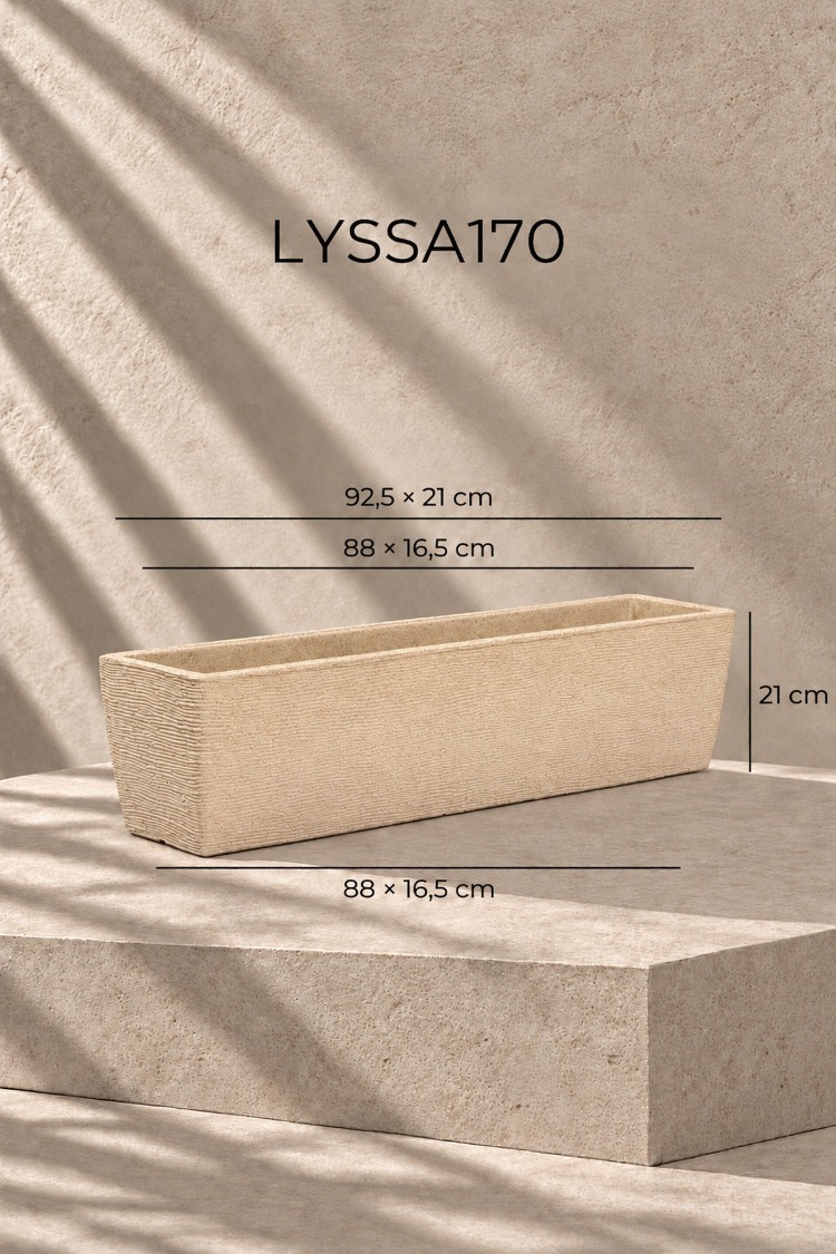 BOSTANN DEKORATİF SAKSI - LYSSA 170 - 27 LİTRE
