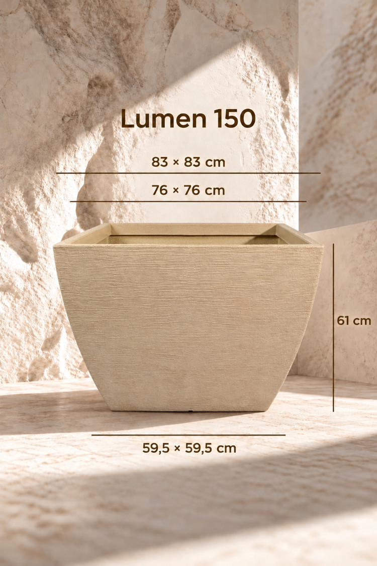 BOSTANN DEKORATİF SAKSI - LUMEN 150 - 300 LİTRE